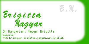 brigitta magyar business card